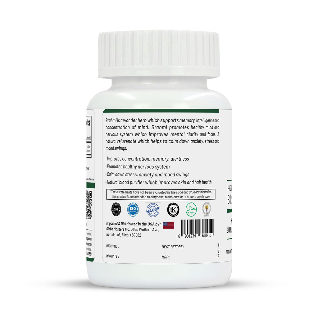 Life Aveda Premium Brahmi Capsules - Distacart
