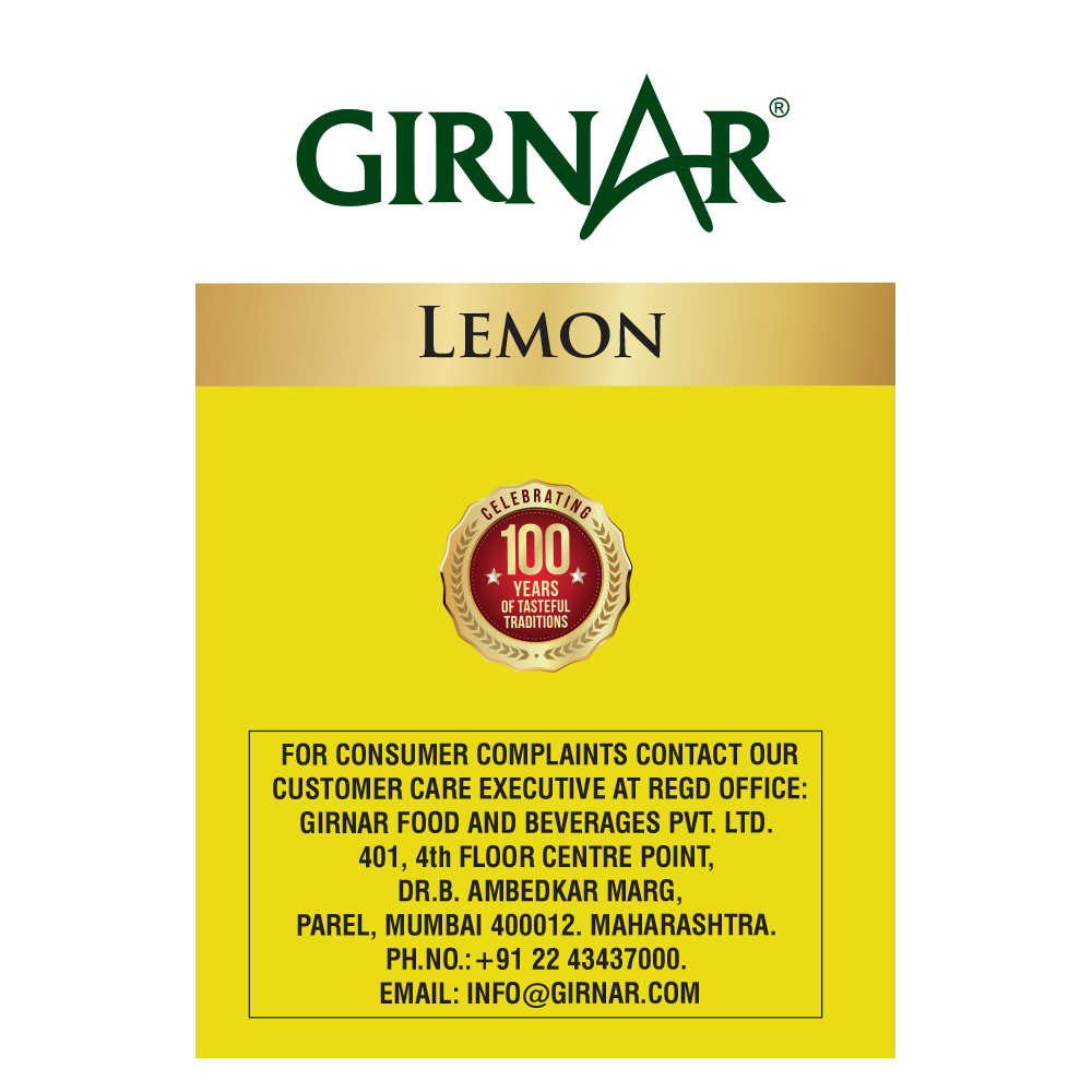 Girnar Black Tea Bags - Lemon - Distacart