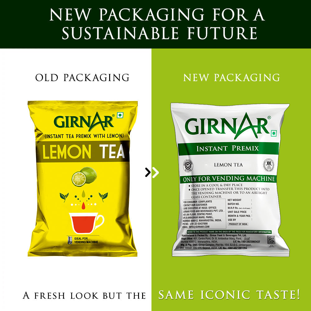 Girnar Instant Tea Premix With Lemon (1Kg Vending Pack) - Distacart