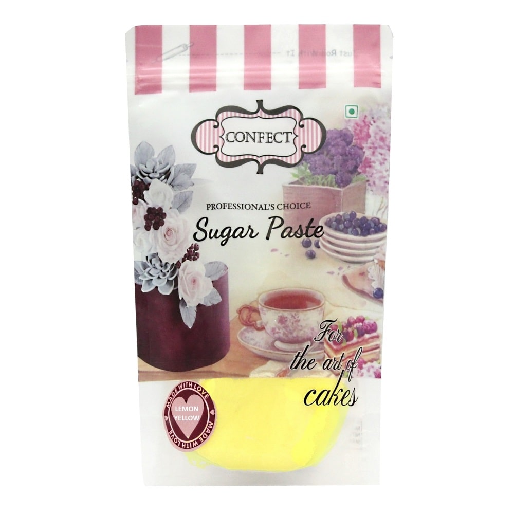 confect lemon yellow nutritional sugarpaste 1 kg