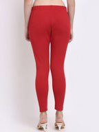 TAG 7 Women Knitted Ankle-Length Leggings