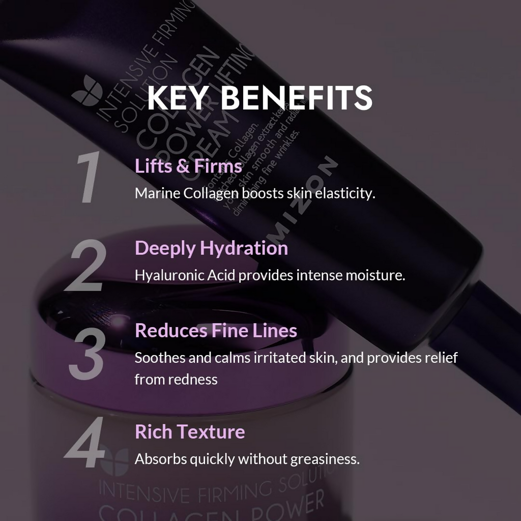 Mizon Collagen Power Lifting Cream Collagen Face Moisturizer