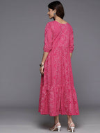 Ahalyaa Women's Traditional wear Dress - Pink - Distacart