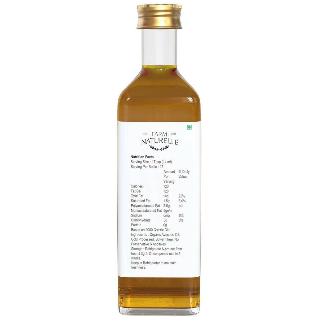 Farm Naturelle 100% Pure Extra Virgin Avocado Oil