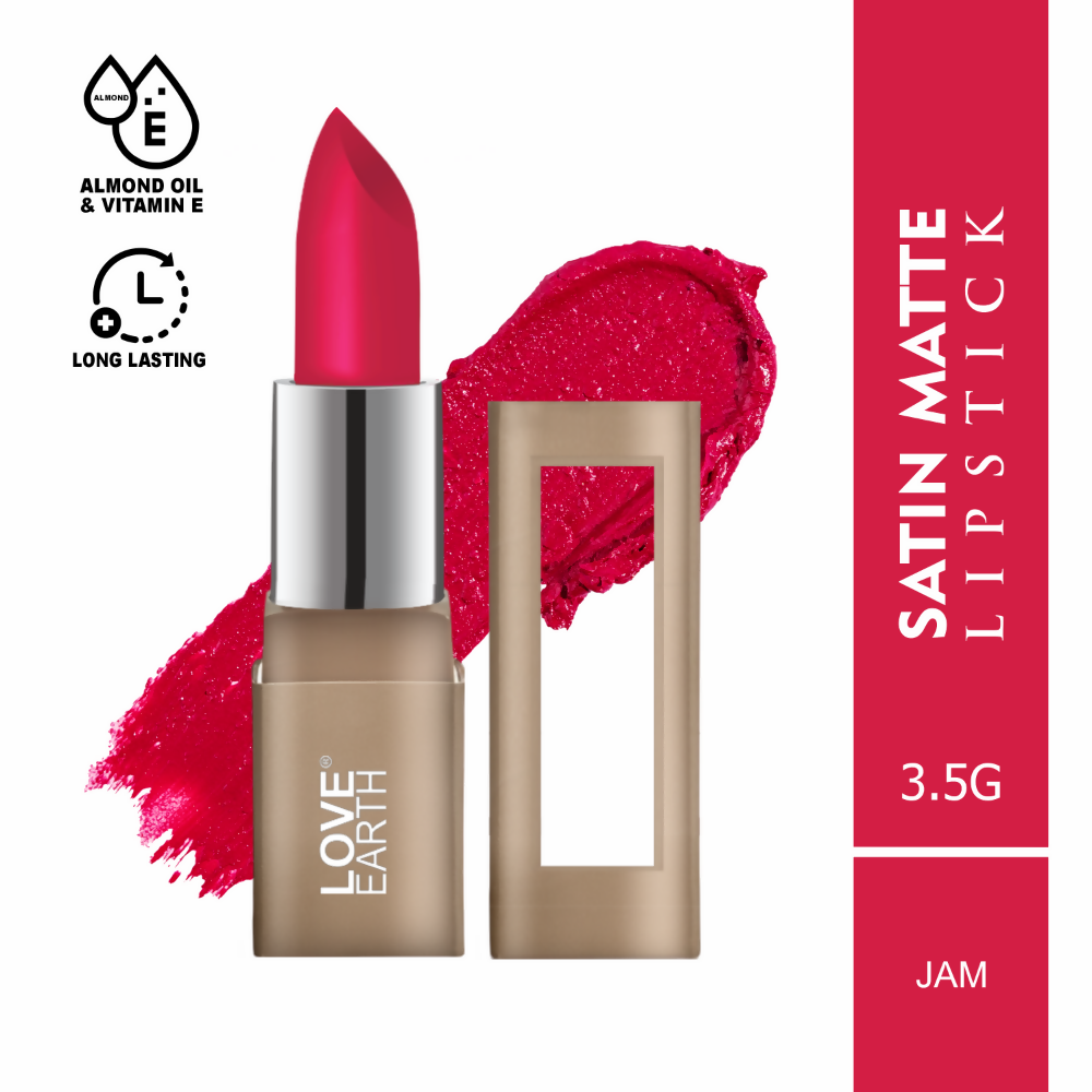 Love Earth Satin Matte Lipstick - Jam