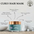 Ivory Natural Curly Hair Mask - Natural Smooth Even Curls For Both Men & Women