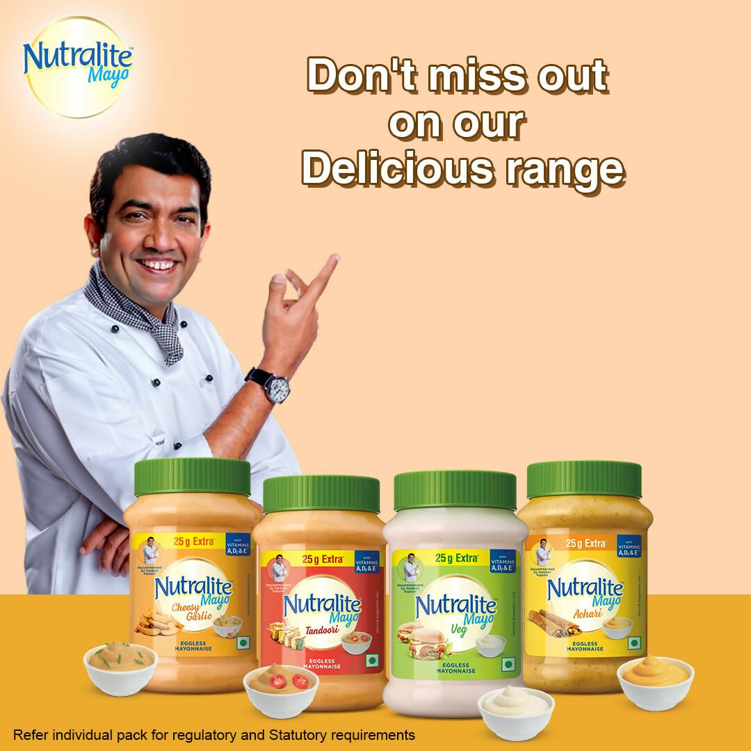 Nutralite Mayo Cheesy Garlic|Eggless Mayonnaise