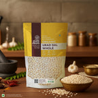Pure & Sure Organic White Urad Dal Whole - Distacart