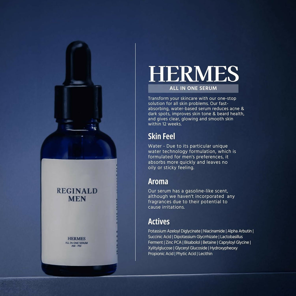 Reginald Men Complete Care Kit (Face wash, Moisturiser, Sunscreen, Serum, Lip Balm) - Distacart