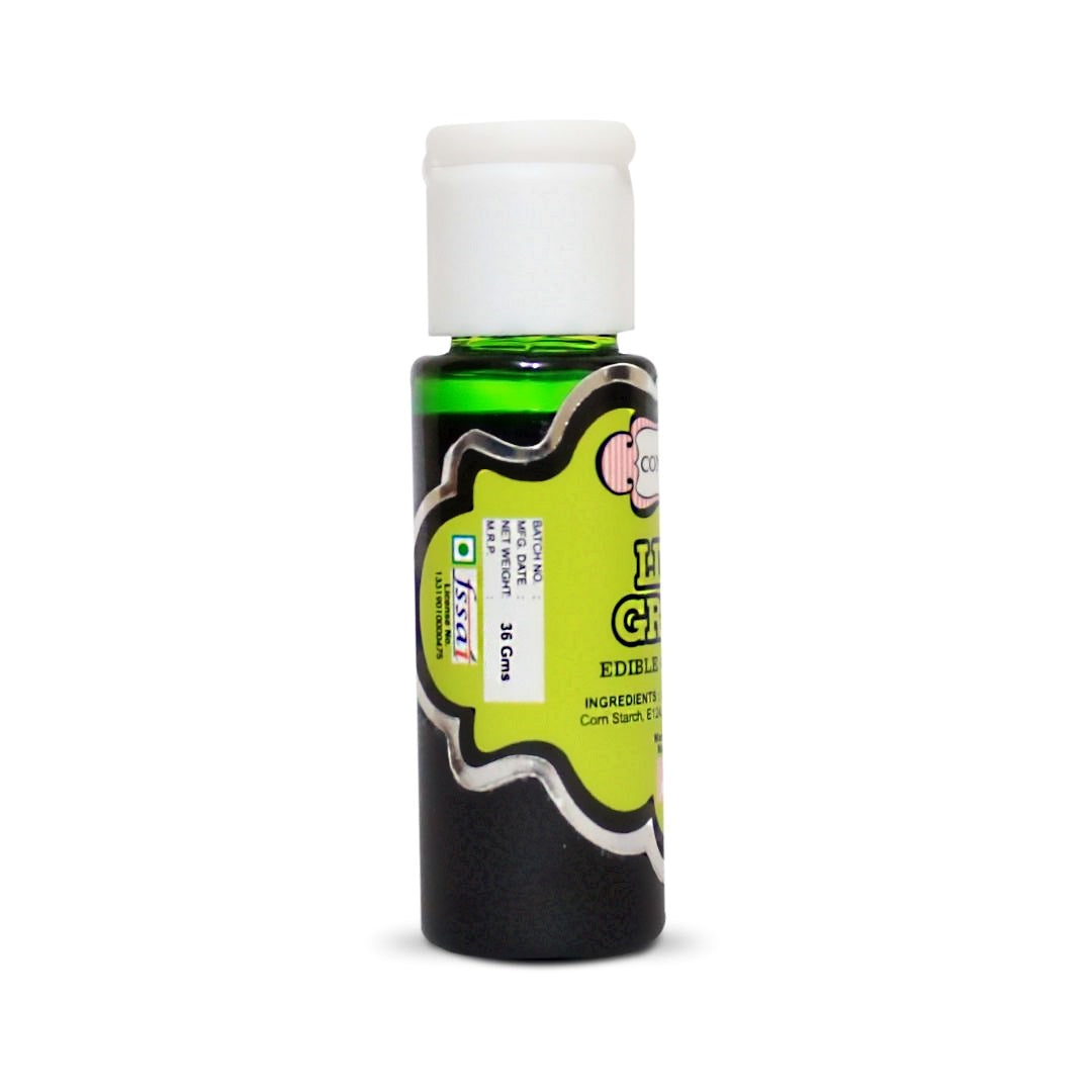 confect lime green gel color br b 20 gms b