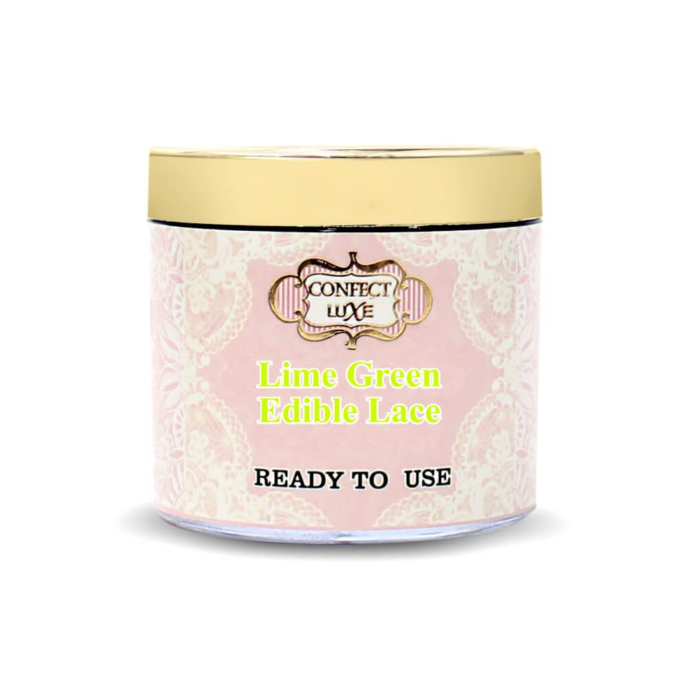 lime green edible lace 100g