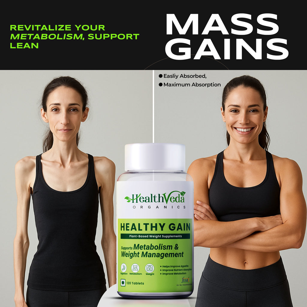 Health Veda Organics Healthy Gain Tablets