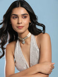 Short Kundan Neckpiece- Ruby Raang