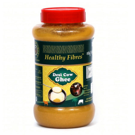 Healthy Fibres Desi Cow Ghee | Cultured Cow Desi Ghee | Premium & Certified Ghee