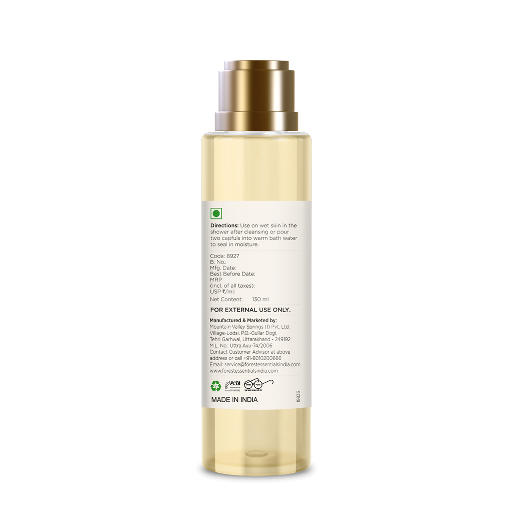 Forest Essentials After Bath Oil Indian Rose Absolute - Nourishing After Shower Body Oil - Distacart