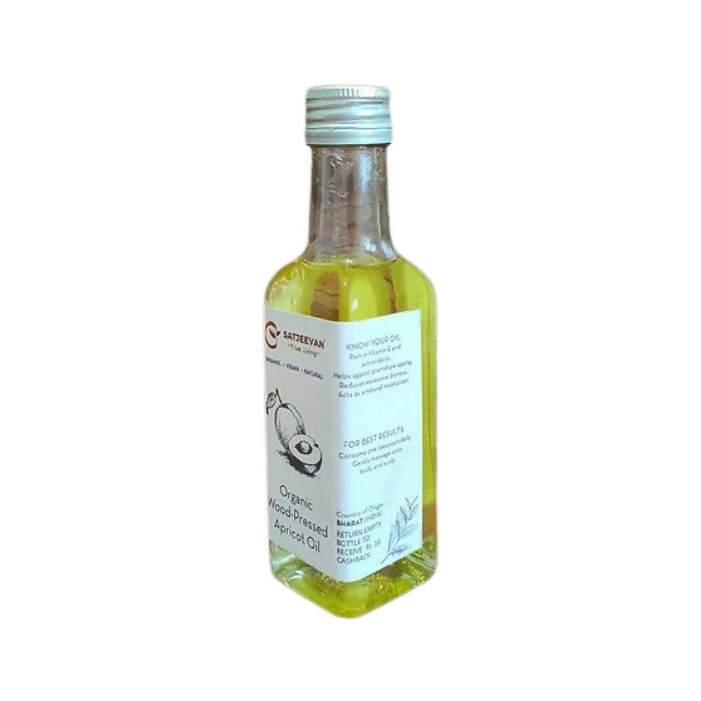 Satjeevan Organic Wood-Pressed Khubani Apricot Oil
