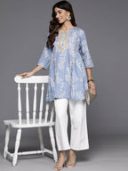 Ahalyaa Women's Traditional wear Tunic - Grey