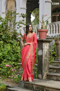 Gajri Kalyani Silk Woven Design Saree - Priyalaxmi