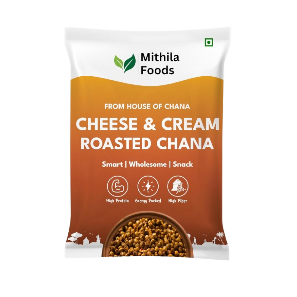 Mithila Foods Cheese & Cream Roasted Chana - Distacart