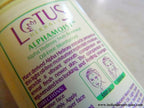 Lotus Herbal Alphamoist Alpha Hydroxy Skin Renewal Oil Free Moisturiser