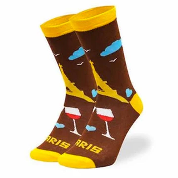 Socksoho Luxury Men Socks Love in Paris Edition