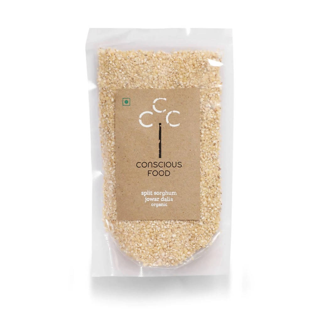 Conscious Food Organic Split Sorghum (Jowar Dalia)