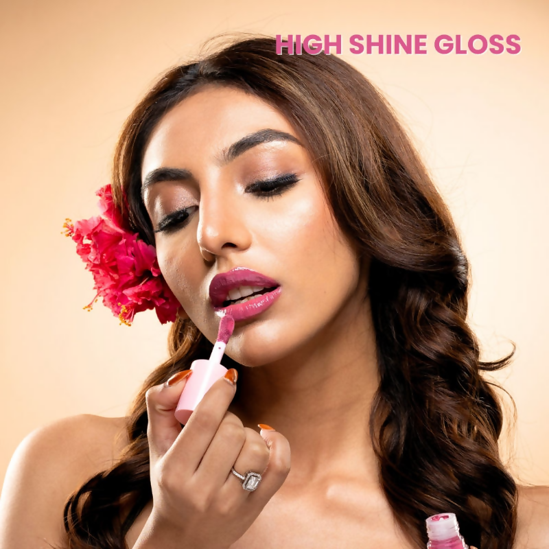 The Skin Diet Company Lip Barrier Tint High Shine Gloss Oil - Desert Rose