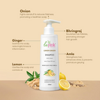 La Pink Lemon Ginger Shampoo With White Haldi