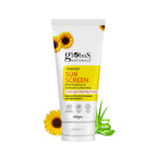 Globus Naturals Hydra Gel Sunscreen With Goodness of Sunflower & AloeVera For Sun Protection All Skin Types