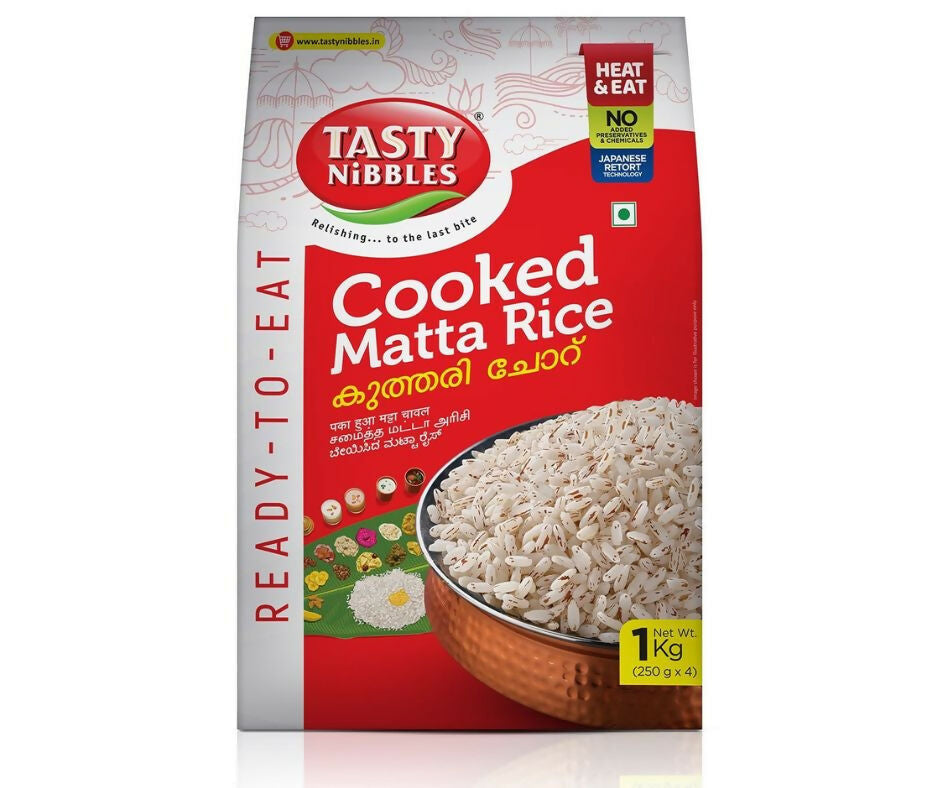 Tasty Nibbles Cooked Matta Rice | Sambar and Aviyal - Distacart