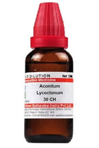 Dr. Willmar Schwabe India Aconitum Lycoctonum Dilution 30 ch
