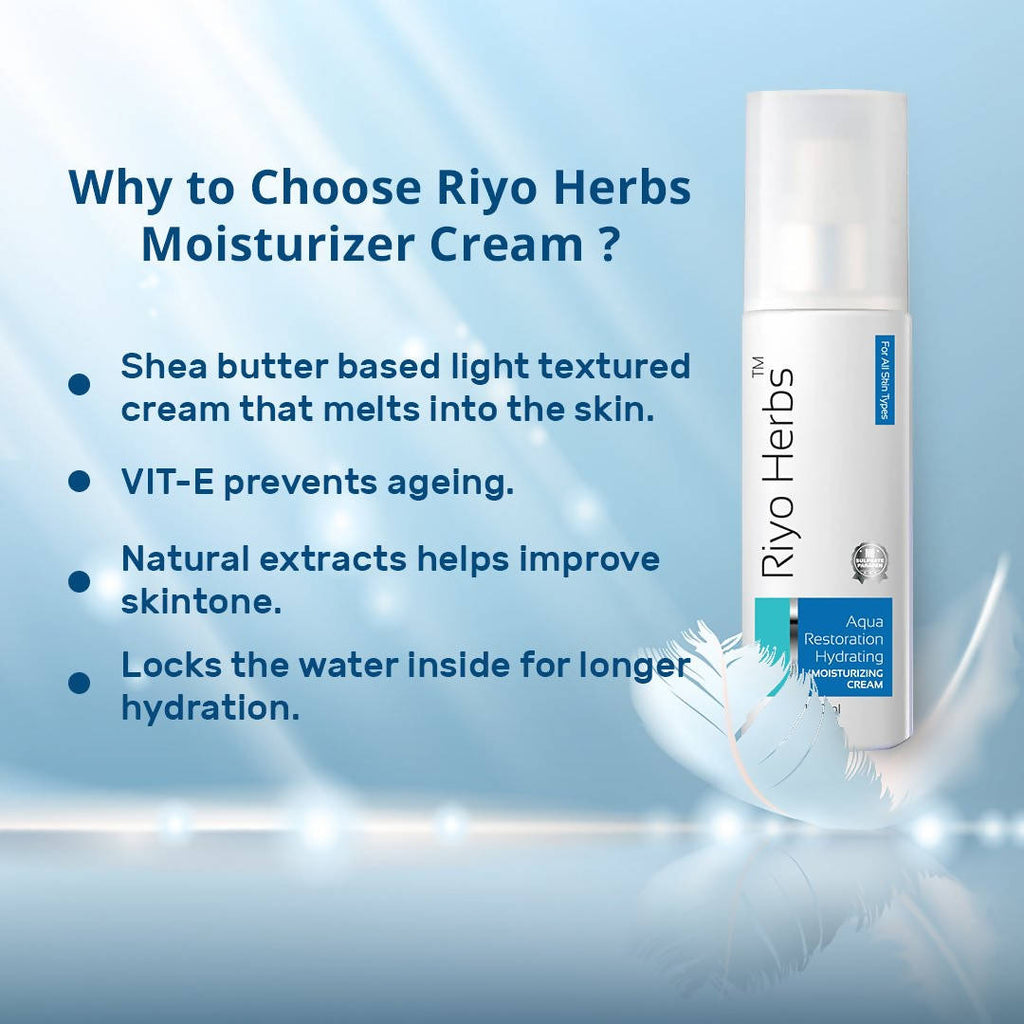 Riyo Herbs Aqua Restoration Hydrating Moisturizing Cream