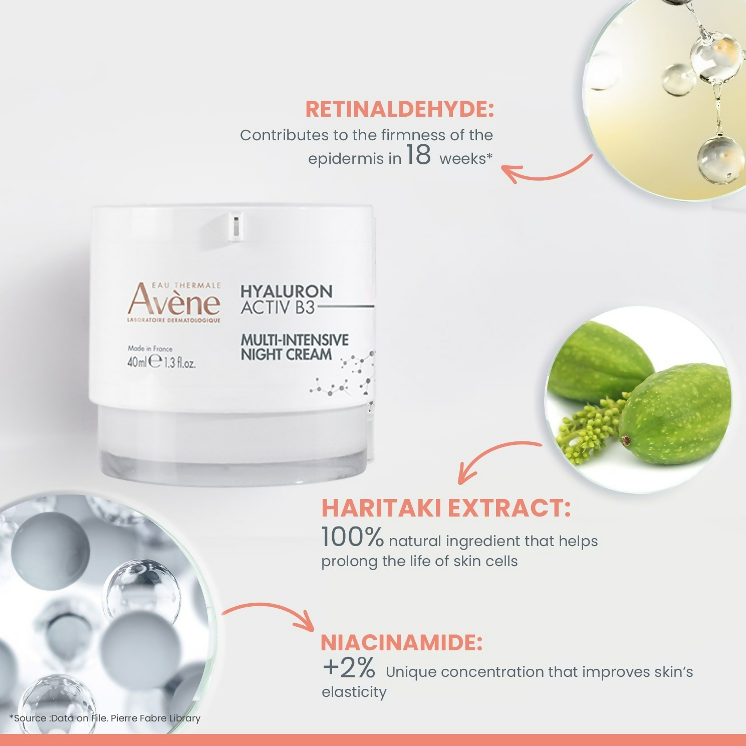Avene Hyaluron Activ B3 Multi-Avene Intensive Night Cream