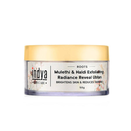 Indya Mulethi & Haldi Exfoliating Radiance Reveal Ubtan