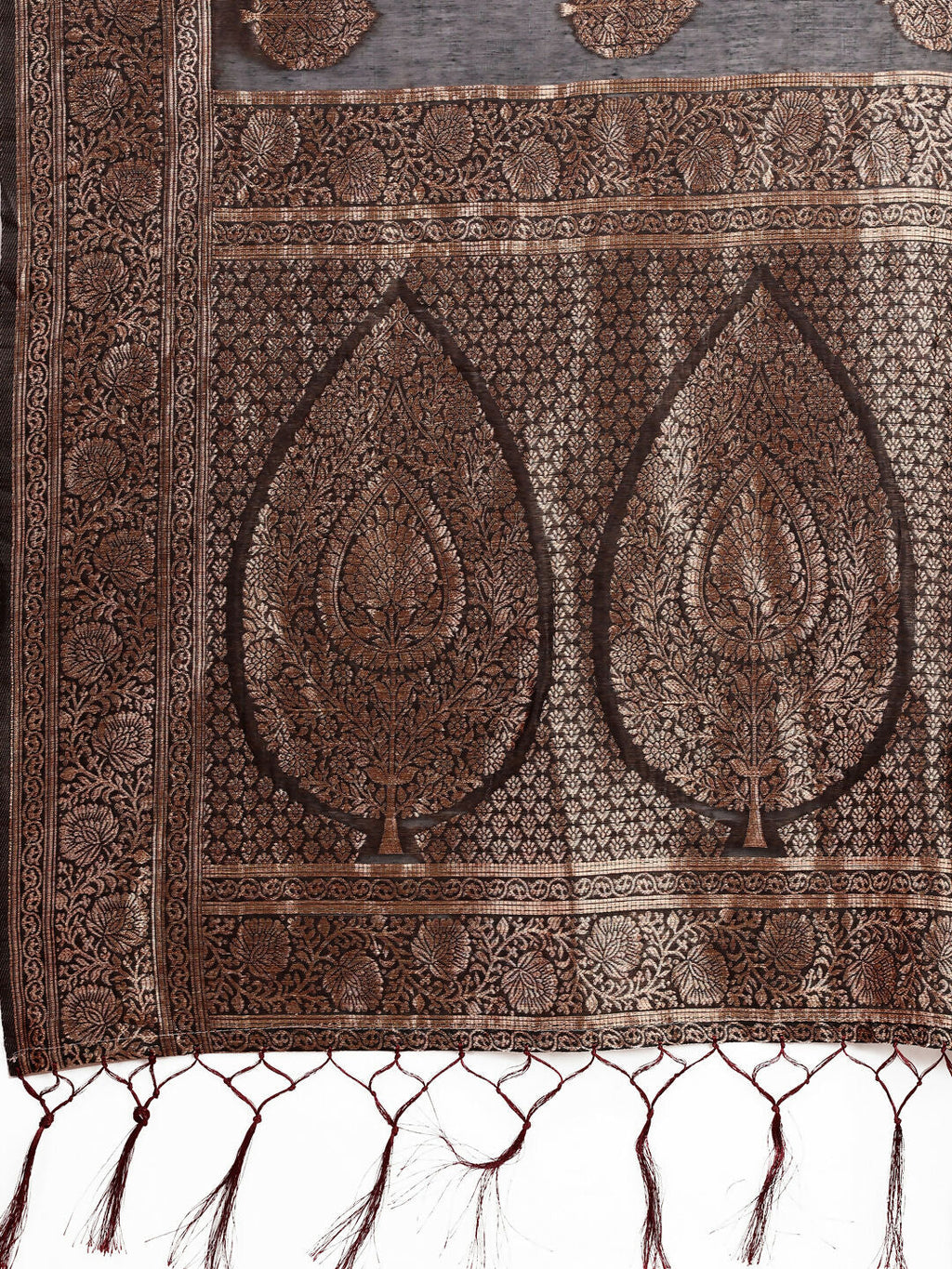 Shree Shyam Fashion Cotton Black Saree - Distacart