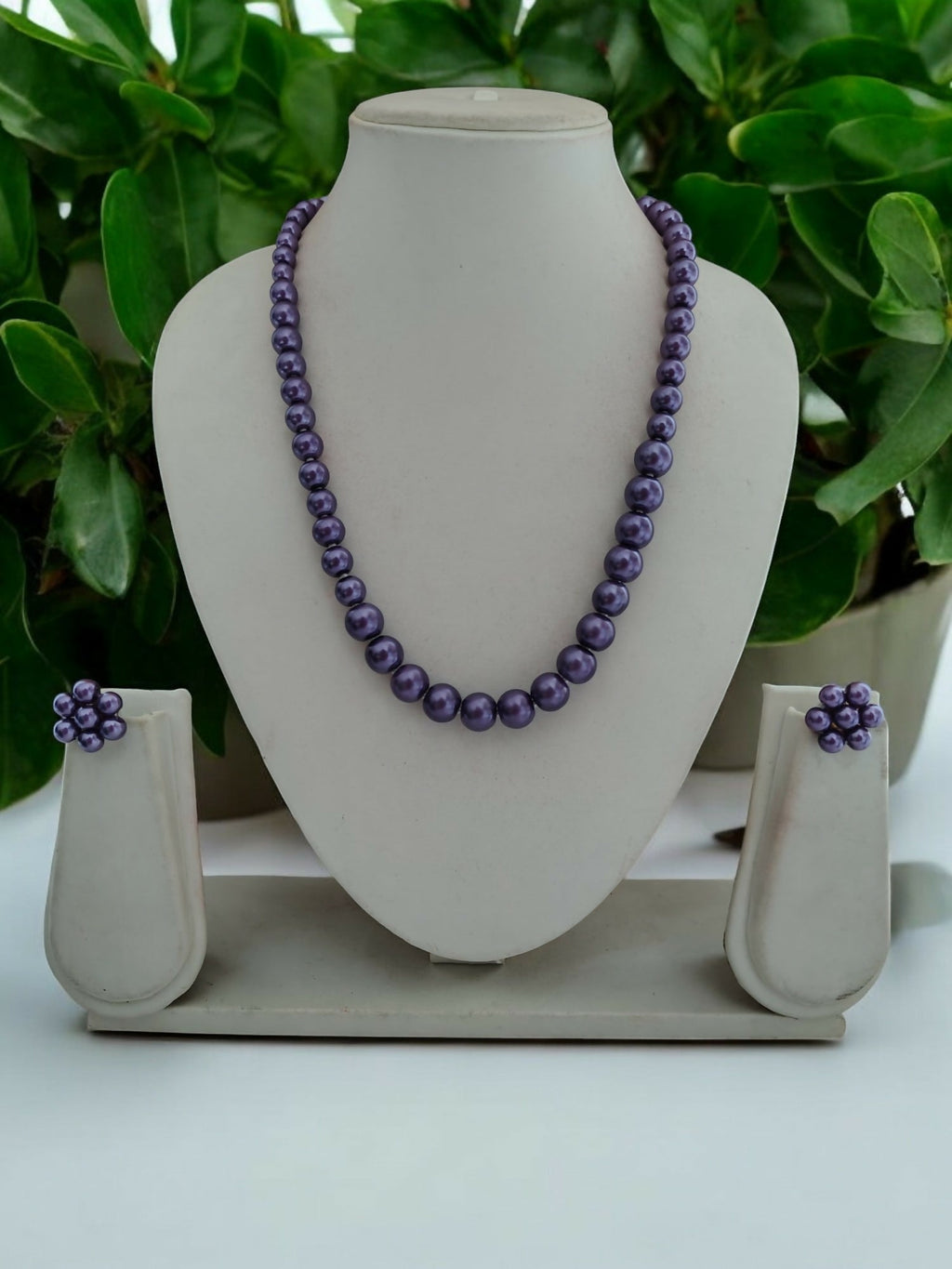 Inhanns Spectrum Everyday Pearl Sets - Single Strand - Purpale