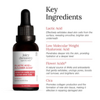 Juicy Chemistry 5% Lactic Acid + 3% Flower Acids Face Serum