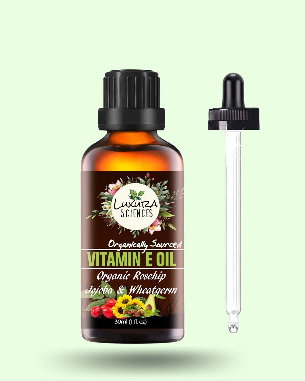 Luxura Sciences Organic Vitamin E Oil