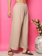 TAG 7 Women Flared Ethnic Palazzos