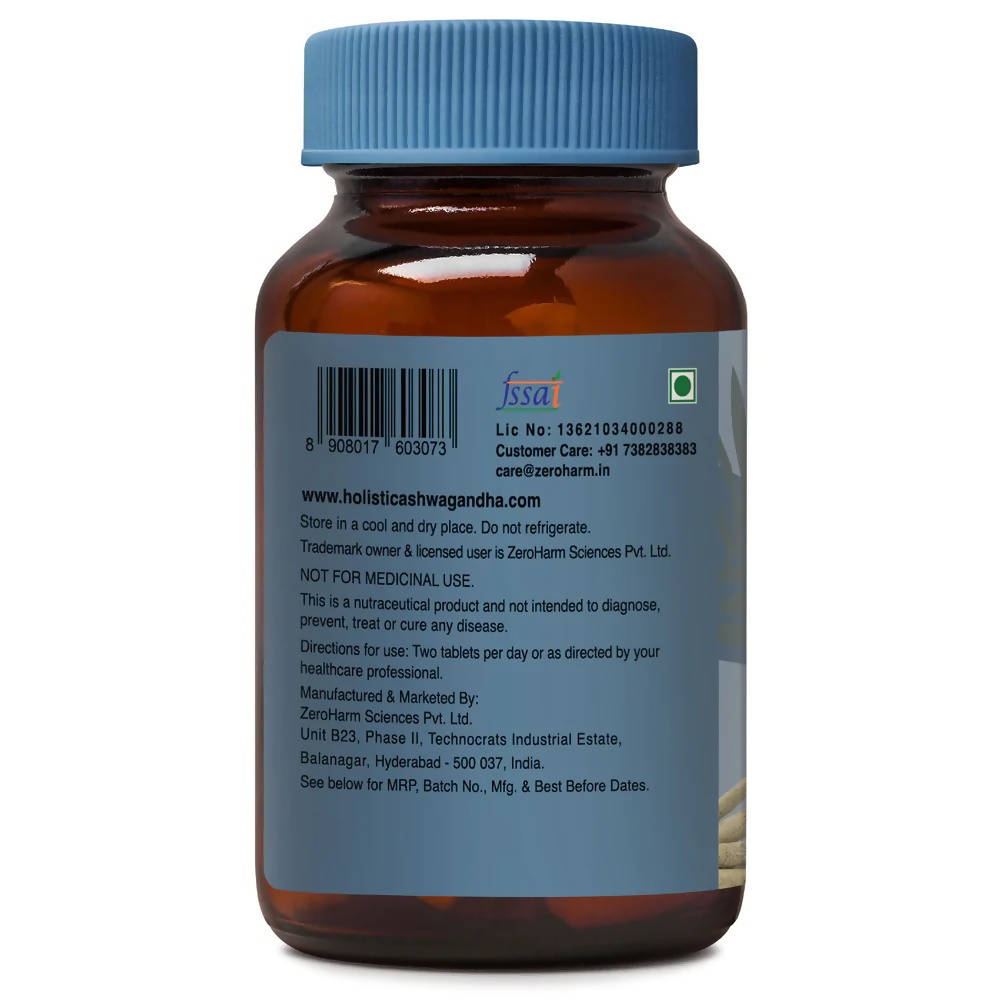 Zeroharm Holistic Ashwagandha Tablets - Distacart