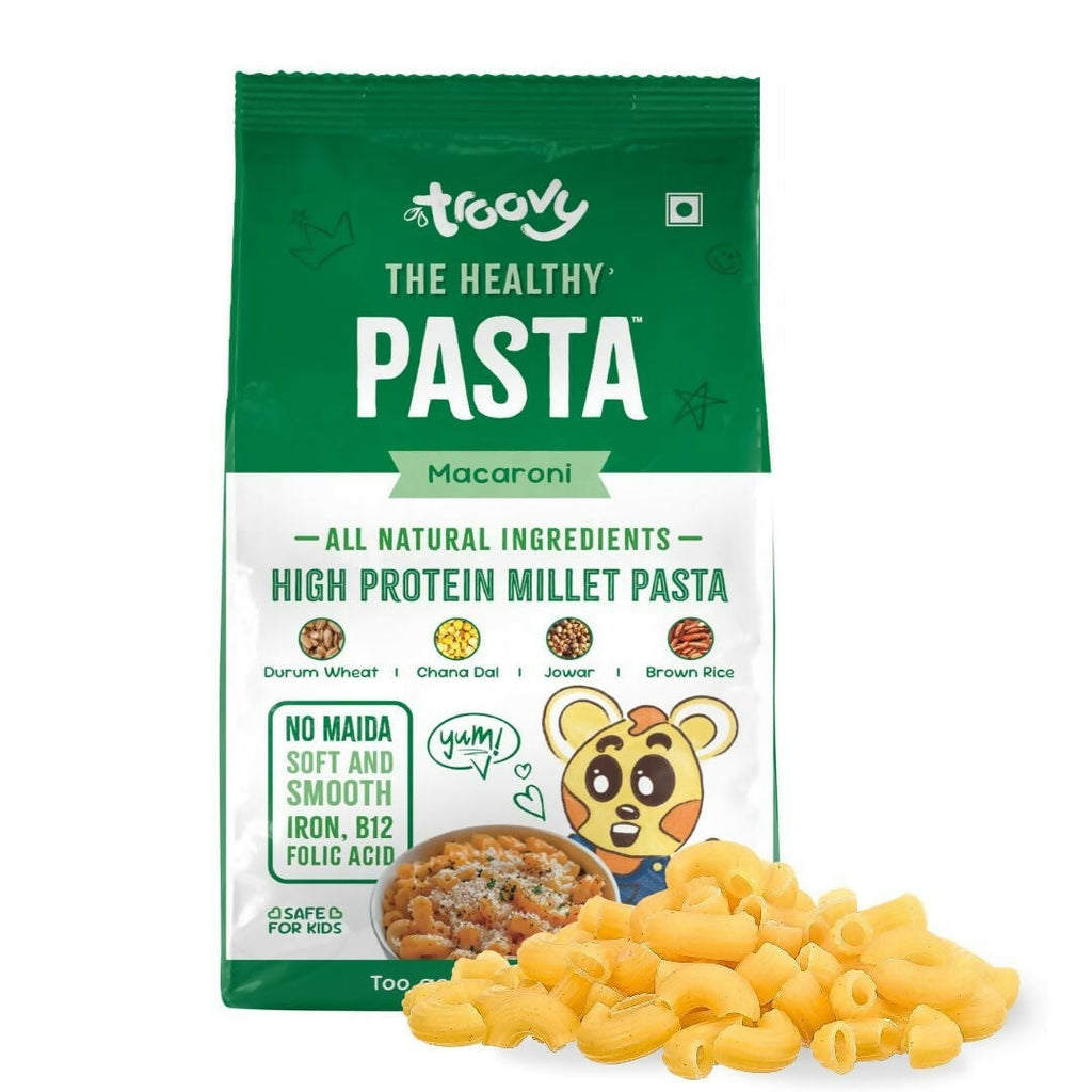 Troovy Millet Macaroni Pasta Protein & Iron rich