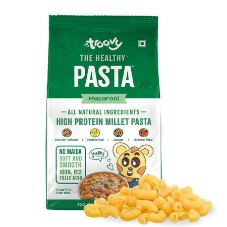 Troovy Millet Macaroni Pasta Protein & Iron rich