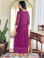 The52 Women Beautiful Georgette Fabric Angrakha Kurta, Pant and Dupatta Set - Distacart