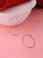 NVR Women Set of 2 Contemporary Hoop Earrings - Distacart