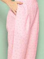 Ahalyaa Women's Traditional wear Kurta Set - Pink