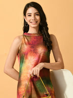 Myshka Women's Multi Bodycon Party Dress - Distacart