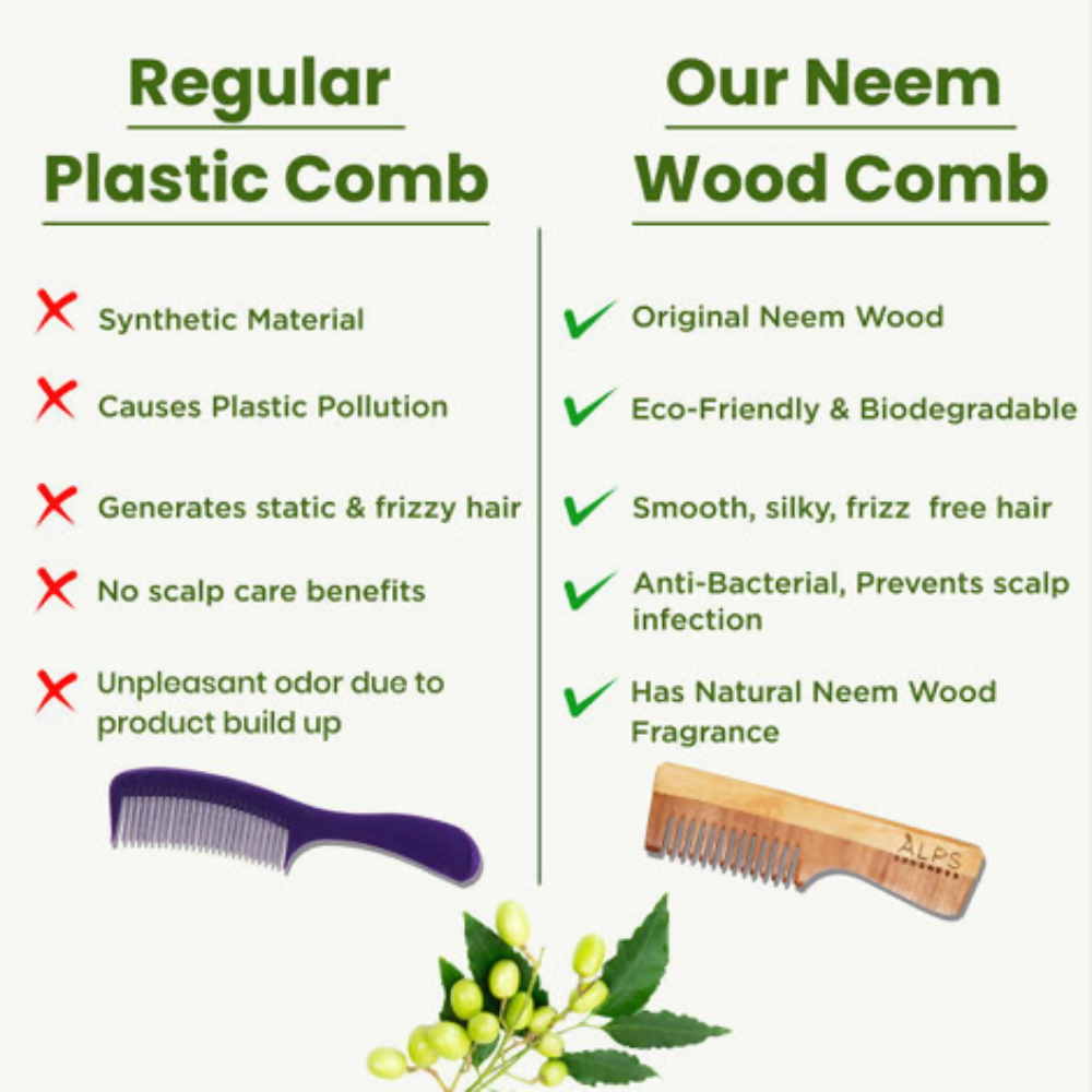 Alps Goodness 100% Natural Neem Comb