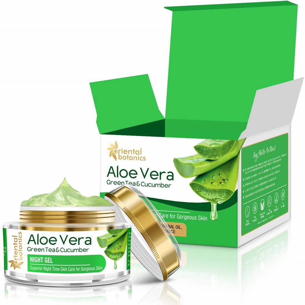 Oriental Botanics Aloe vera Green Tea & Cucumber Night Gel