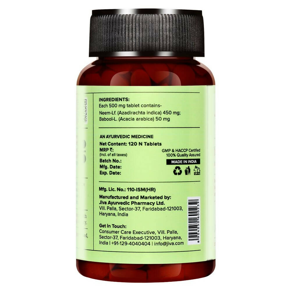 Jiva Ayurveda Neem Tablets - Distacart
