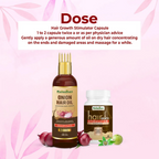 Rajasthan Herbals Onion Hair Oil & Hair Growth Stimulator Capsule Combo